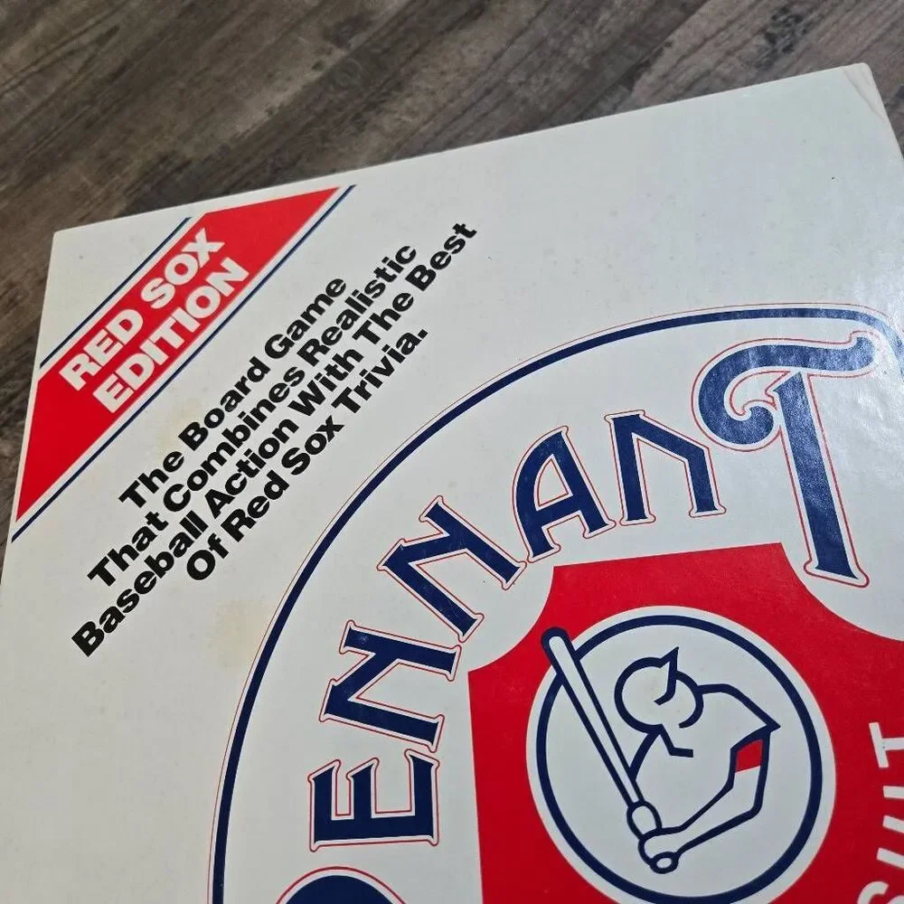 Pennant Pursuit Red Sox Edition vintage baseball board game trivia 1985